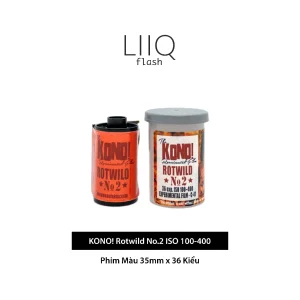 Phim KONO! Rotwild No.2 ISO 100-400, Màu Color, 135/35mm x 36 Kiểu, In Date Cho Máy Chụp Ảnh Film - LIIQ Flash — ảnh 1