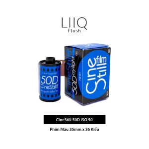 Phim CineStill 50D ISO 50, Màu Color, 135/35mm x 36 Kiểu, Out Date Nhẹ Cho Máy Chụp Ảnh Film - LIIQ Flash — ảnh 1