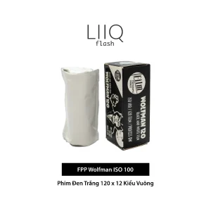 Phim FPP Wolfman ISO 100, Đen Trắng B&W, 120 x 12 Kiểu Vuông, In Date Cho Máy Chụp Ảnh Film - LIIQ Flash — ảnh 1
