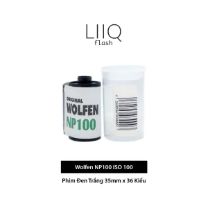 Phim Wolfen NP100 ISO 100, Đen Trắng B&W, 135/35mm x 36 Kiểu, In Date Cho Máy Chụp Ảnh Film - LIIQ Flash — ảnh 1