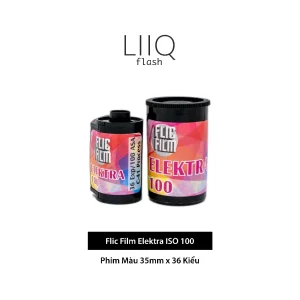 Phim Flic Film Elektra ISO 100, Màu Color, 135/35mm x 36 Kiểu, In Date Cho Máy Chụp Ảnh Film - LIIQ Flash — ảnh 1