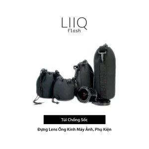Túi Chống Sốc Đựng Lens Ống Kính Máy Ảnh, Phụ Kiện, Mới Chưa Qua Sử Dụng, Cho Máy Chụp Ảnh Film - LIIQ Flash — ảnh 1